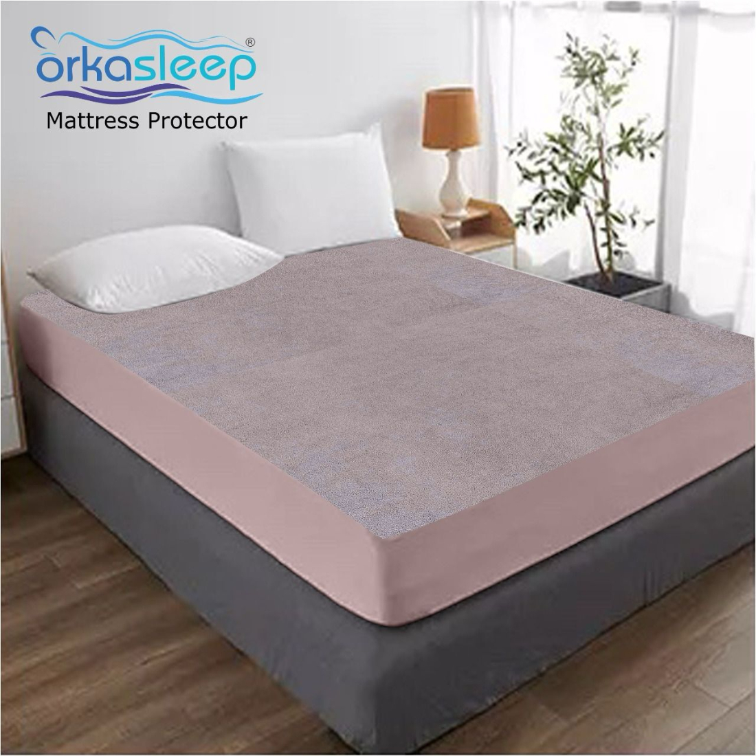 Orkasleep Mattress Protector, Beige